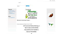 Desktop Screenshot of carmichaelflowers.com